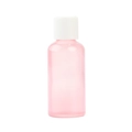 Pink perfume spray glass bottle with a white screw cap on a clean white background - 5ml Screw Cap Bottle