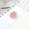 Pinza para el pelo con forma de concha rosa perlada y diseño creativo marino - Estilo 2-Concha Rosa
