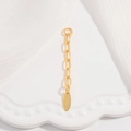Catena estensione a goccia in argento S925 dorato per bracciali e collane fai-da-te - Oro