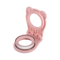 Pink round sandwich cutter and sealer with bear ears for DIY crustless bread making - Nordic Pink