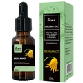20ml Bergamot aroma essential oil in a brown dropper bottle with natural green packaging - DC-20 Bergamot / 20ml