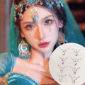 Strass autoadesivi iridescenti per il viso per trucco festivo e decorazioni viso - Stile Elfo / Lacrima iridescente AB