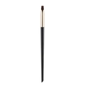 Flat angled eyeliner brush with black handle and rose gold ferrule for precise makeup - Gold Small Flat Aegyosal Brush