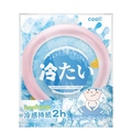 Pink PCM cooling neck ring for summer outdoor sports with 2-hour cooling duration - 18°C Japanese Gift Box / Pink