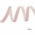 10mm light pink elastic velvet ribbon with silver glitter for DIY crafts and gift wrapping - 10mm / Size 10 / Velvet with Silver Glitter