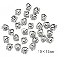 Ciondoli a cuore in argento lucido 10x12mm per la creazione di gioielli fai da te - 6x8mm/10g / Argento