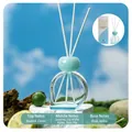 Blue Ocean reed diffuser set with blue glass bottle and white sticks in a gift box - Afternoon Bluebell 80ml