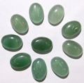 Oval green natural aventurine crystal gemstones for DIY jewelry setting and crafts - Green Aventurine