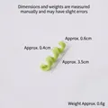 Grüner spiralförmiger Ringgrößenversteller mit 3,5 cm Länge und 0,6 cm Breite - 3cm Dicke Nudeln-Grün