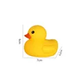 Size 6 classic yellow rubber duck bath toy measuring 7cm long and 6cm high for kids - No. 6 Yellow