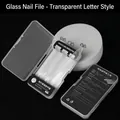 Transparent Letter Glass File (3 Shapes Gift Box)