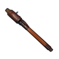 Brown multifunctional UV invisible ink pen with integrated LED light and plastic finish - Coffee