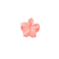 Minimalist pink flower hair claw clip with glossy finish and secure grip - Glossy Korean Pink