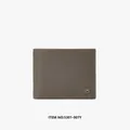 Portafoglio da uomo grigio con trama a quadretti e logo M dorato in metallo - Serie 5301 / 007 Grigio