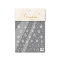 Gros plan d'autocollants pour ongles en dentelle florale blanche texture fine - Dentelle Florale Blanche (to746)