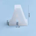 Siliconen mal letter A voor hars DIY met nauwkeurige afmetingen van 6,4 cm x 6,1 cm - Letter A