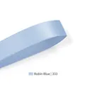 High-density 6mm polyester satin ribbon in Robin Blue color code 333 for gift wrapping - Robin Egg Blue(333)