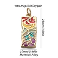 Golden sun moon alloy pendant with colorful enamel and crystal inlay for jewelry making - CX139-6/Octagon Sun Moon Enamel Pendant Only (Without Chain)