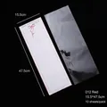 Transparent single rose gift bag with red polka dot card for Goddess Day 15.5x47.5cm - Floral Small Single: Red / 10 Sheets/Pack
