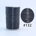 Dark brown Korean waxed cord roll for DIY jewelry weaving, style code #132 - 132 Black Coffee / 1.0mm 160m