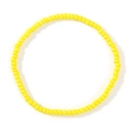 Bracelet en perles jaunes fait main pour un usage quotidien et cadeaux de couple - Jaune