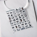 Stickers ongles 3D Panda Paresseux autocollants avec motifs bambou et panda TS-2667 - Panda Paresseux (TS-2667)