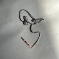Decorazione per torta in acrilico con viso di donna astratto minimalista, dettaglio profilo arte. - Piccolo Argento 4