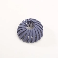 Matte grey bird nest hair clip expander for elegant ponytail and bun styling - Matte Purple