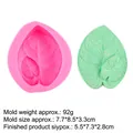 Pink monstera leaf silicone mold for DIY candles and soaps with textured leaf veins - 1#B1081 / Pink
