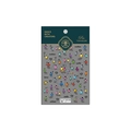 3D geprägte Cartoon Nagelkunst Aufkleber TS-1517 mit bunten Figuren und Designs - Geprägte Bunte Welt (TS-1517)
