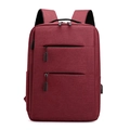 Red Double Zip with USB