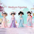 Set of four ancient Chinese style resin lady figurines with traditional Hanfu dresses - Medium Size Set of 4 / Set of 4