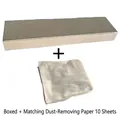 Japanese style flat mop cleaning kit with grey storage box and 10 electrostatic dust sheets - Boxed Set + 10 Dust Sheets