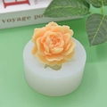 3D flower shape silicone mold for DIY baking, cakes, chocolates, and handmade candles - Flower Shape Style (665) / White