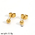 Gold 4mm Ball Studs (TE60354-4)