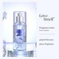 Love Smell 88ml floral fragrance mist with peach blossom and grass scent notes - 8809/88ml