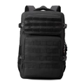 Tactische zwarte outdoor rugzak met MOLLE-systeem en meerdere opbergvakken - Zwart