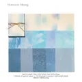 Vintage Relief-Papierset Monsoon Bluing für DIY Scrapbooking Hintergründe - Monsun Blau