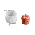 Silicone mold for strawberry cake candle with size 6x7cm including pink sample model - Blueberry Cake