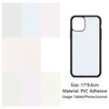 Waterproof PVC adhesive sticker for phone and tablet in 17x9.6cm multi-color variant - Matte Solid Color