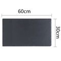 Black slate serving board for sushi and steaks, 60cm x 30cm rectangular natural stone tray - Oversized Plate 60*30cm