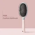 Spazzola per capelli districante rosa gelsomino con setole nere e manico ergonomico - Spazzola Pneumatica / Rosa Gelsomino