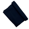 Premium dark blue satin chiffon pleated long scarf with soft draped texture finish - 180*70cm / Deep Blue