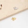 Golden and silver stainless steel fish pendants for ocean themed DIY jewelry making - Stainless Steel (Silver Color) / Fish Style (8#)
