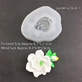 3D gardenia jasmine flower silicone mold for handmade soap aromatherapy plaster crafts - Gardenia Style 3