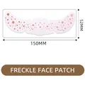 Rose gold metallic freckle face tattoo stickers with star patterns for festivals - Rose Gold Stamping Freckle Face Patch(QT-0119)