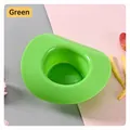 Creatieve groene plastic kom in de vorm van een cowboyhoed voor ijs en snacks - Groen