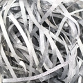 Sparkling silver shredded raffia paper for gift box stuffing and festive packaging - 30g/Pack / PT01 Silver Glitter