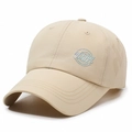 Breathable beige baseball cap with Opportunity logo for outdoor sports and sun protection - Adjustable / Khaki