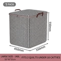 Large 140L storage bag with black and white houndstooth pattern and durable handles - Houndstooth Storage Bag / 140L (Large)